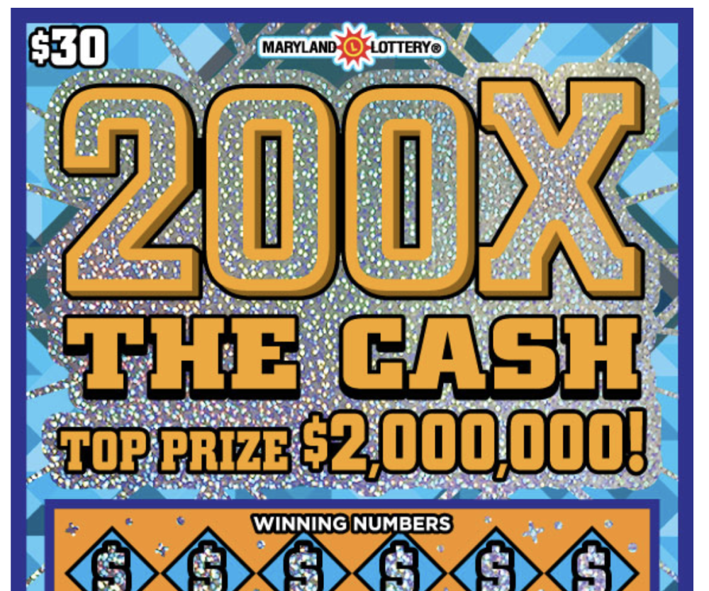 200X The Cash MD Lottery